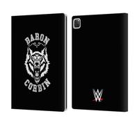 Head Case Designs Licenza Ufficiale WWE Lone Wolf 2 Baron Corbin Custodia Portafoglio in Pelle Compatibile con Apple iPad PRO 13 M4 2024