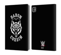 Head Case Designs Licenza Ufficiale WWE Lone Wolf 2 Baron Corbin Custodia Portafoglio in Pelle Compatibile con Apple iPad PRO 11 M4 2024