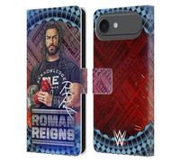 Head Case Designs Licenza Ufficiale WWE Modello Tribale Roman Reigns Custodia Portafoglio in Pelle Compatibile con Apple iPhone 17 Air