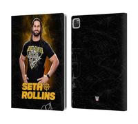 Head Case Designs Licenza Ufficiale WWE Monday Night Messiah Seth Rollins Custodia Portafoglio in Pelle Compatibile con Apple iPad PRO 13 M4 2024