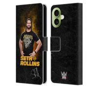 Head Case Designs Licenza Ufficiale WWE Monday Night Messiah Seth Rollins Custodia Portafoglio in Pelle Compatibile con Apple iPhone 17