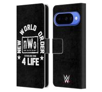 Head Case Designs Licenza Ufficiale WWE New World Order 4 Life Superstars 7 Custodia Portafoglio in Pelle Compatibile con Google Pixel 10