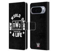 Head Case Designs Licenza Ufficiale WWE New World Order 4 Life Superstars 7 Custodia Portafoglio in Pelle Compatibile con Google Pixel 10 Pro XL