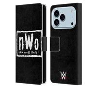 Head Case Designs Licenza Ufficiale WWE New World Order Bianco E Nero Superstars 7 Custodia Portafoglio in Pelle Compatibile con Apple iPhone 17 PRO