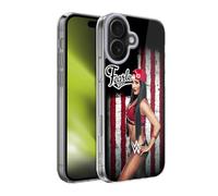 Head Case Designs Licenza Ufficiale WWE Nikki Bella Bandiera Americana Superstars Custodia in Gel [Protezione di Grado Militare] Compatibile con Apple iPhone 17