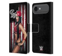 Head Case Designs Licenza Ufficiale WWE Nikki Bella Bandiera Americana Superstars Custodia Portafoglio in Pelle Compatibile con Apple iPhone 17 Air