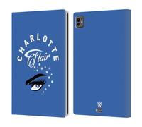 Head Case Designs Licenza Ufficiale WWE Occhio Charlotte Flair Custodia Portafoglio in Pelle Compatibile con Apple iPad PRO 11 M4 2024