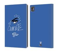Head Case Designs Licenza Ufficiale WWE Occhio E Firma Charlotte Flair Custodia Portafoglio in Pelle Compatibile con Apple iPad PRO 11 M4 2024