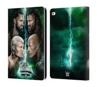 Head Case Designs Licenza Ufficiale WWE Poster Key Art Wrestlemania 40 Custodia Portafoglio in Pelle Compatibile con Apple iPad Air 2 (2014)