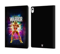 Head Case Designs Licenza Ufficiale WWE Retro Blast The Ultimate Warrior Custodia Portafoglio in Pelle Compatibile con Apple iPad Air 13 2024/2025