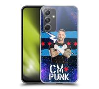 Head Case Designs Licenza Ufficiale WWE Ritratto CM Punk Custodia Cover Dura per Parte Posteriore Compatibile con Samsung Galaxy A54 5G