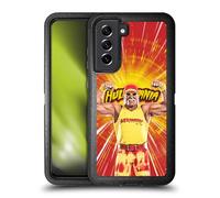 Head Case Designs Licenza Ufficiale WWE Ritratto Hulk Hogan Custodia Antiurto Ultra Blindata Compatibile con Samsung Galaxy S21 Fe 5G