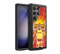 Head Case Designs Licenza Ufficiale WWE Ritratto Hulk Hogan Custodia Antiurto Ultra Blindata Compatibile con Samsung Galaxy S23 Ultra 5G