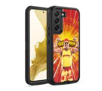Head Case Designs Licenza Ufficiale WWE Ritratto Hulk Hogan Custodia Antiurto Ultra Blindata Compatibile con Samsung Galaxy S22 5G