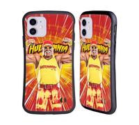 Head Case Designs Licenza Ufficiale WWE Ritratto Hulk Hogan Custodia Cover Ibrida Compatibile con Apple iPhone 11