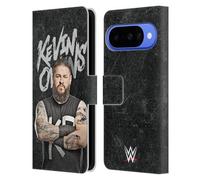 Head Case Designs Licenza Ufficiale WWE Ritratto Kevin Owens Custodia Portafoglio in Pelle Compatibile con Google Pixel 10