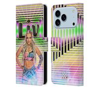 Head Case Designs Licenza Ufficiale WWE Ritratto Liv Morgan Custodia Portafoglio in Pelle Compatibile con Apple iPhone 17 PRO