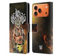 Head Case Designs Licenza Ufficiale WWE Ritratto Rey Mysterio Custodia Portafoglio in Pelle Compatibile con Apple iPhone 17 Pro Max