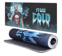 Head Case Designs Licenza Ufficiale WWE Ritratto Stone Cold Steve Austin 37.4 x 15.75 x 0.16 Inches (900 x 400 mm) - XL Tappetino per Mouse E Scrivania da Ufficio per Giochi Tastiera PC