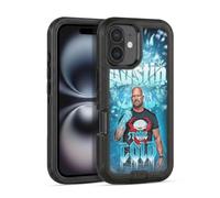 Head Case Designs Licenza Ufficiale WWE Ritratto Stone Cold Steve Austin Custodia Antiurto Ultra Blindata compatibile con Apple iPhone 16