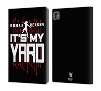 Head Case Designs Licenza Ufficiale WWE Roman Reigns It's My Yard 2017/18 Superstars 4 Custodia Portafoglio in Pelle Compatibile con Apple iPad PRO 11 M4 2024