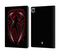 Head Case Designs Licenza Ufficiale WWE Roman Reigns Red Logo 2017/18 Superstars 4 Custodia Portafoglio in Pelle Compatibile con Apple iPad PRO 13 M4 2024