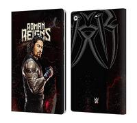 Head Case Designs Licenza Ufficiale WWE Roman Reigns Superstars Custodia Portafoglio in Pelle Compatibile con Apple iPad 10.2 2019/2020/2021