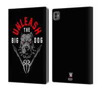 Head Case Designs Licenza Ufficiale WWE Roman Reigns Unleash The Big Dog Superstars 8 Custodia Portafoglio in Pelle Compatibile con Apple iPad PRO 11 M4 2024