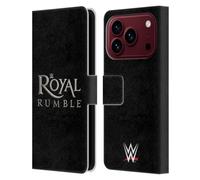 Head Case Designs Licenza Ufficiale WWE Royal Rumble The Shows Custodia Portafoglio in Pelle Compatibile con Apple iPhone 18 Pro