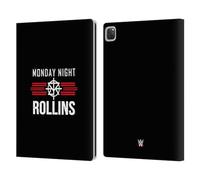 Head Case Designs Licenza Ufficiale WWE Seth Rollins Monday Night Superstars 7 Custodia Portafoglio in Pelle Compatibile con Apple iPad PRO 13 M4 2024