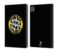 Head Case Designs Licenza Ufficiale WWE Slayed The Beast Seth Rollins Custodia Portafoglio in Pelle Compatibile con Apple iPad PRO 11 M4 2024