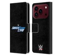 Head Case Designs Licenza Ufficiale WWE Smack Down Live The Shows Custodia Portafoglio in Pelle Compatibile con Apple iPhone 18 Pro