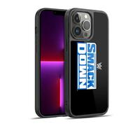 Head Case Designs Licenza Ufficiale WWE Smack Down Logo del Programma TV Cover in Gel Rinforzata [Protezione di Grado Militare] Compatibile con Apple iPhone 13 PRO Max