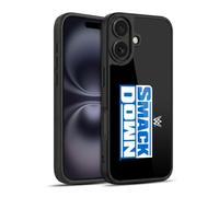 Head Case Designs Licenza Ufficiale WWE Smack Down Logo del Programma TV Cover in Gel Rinforzata [Protezione di Grado Militare] Compatibile con Apple iPhone 16