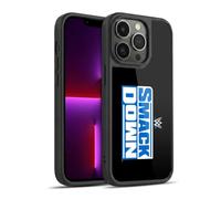 Head Case Designs Licenza Ufficiale WWE Smack Down Logo del Programma TV Cover in Gel Rinforzata [Protezione di Grado Militare] Compatibile con Apple iPhone 13 PRO