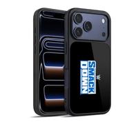 Head Case Designs Licenza Ufficiale WWE Smack Down Logo del Programma TV Cover in Gel Rinforzata [Protezione di Grado Militare] Compatibile con Apple iPhone 17 PRO