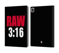 Head Case Designs Licenza Ufficiale WWE Stone Cold Raw 3:16 Superstars 5 Custodia Portafoglio in Pelle Compatibile con Apple iPad PRO 13 M4 2024