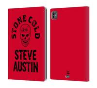 Head Case Designs Licenza Ufficiale WWE Stone Cold Vintage Superstars 5 Custodia Portafoglio in Pelle Compatibile con Apple iPad PRO 11 M4 2024