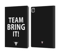 Head Case Designs Licenza Ufficiale WWE Team Bring It! The Rock Custodia Portafoglio in Pelle Compatibile con Apple iPad PRO 13 M4 2024