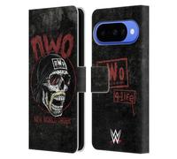 Head Case Designs Licenza Ufficiale WWE Teschio NWO Custodia Portafoglio in Pelle Compatibile con Google Pixel 10