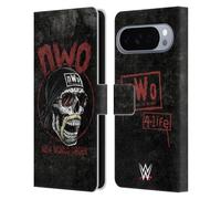Head Case Designs Licenza Ufficiale WWE Teschio NWO Custodia Portafoglio in Pelle Compatibile con Google Pixel 10 Pro XL