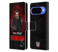 Head Case Designs Licenza Ufficiale WWE The Fiend Bray Wyatt Custodia Portafoglio in Pelle Compatibile con Google Pixel 10