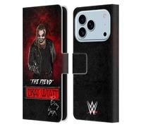 Head Case Designs Licenza Ufficiale WWE The Fiend Bray Wyatt Custodia Portafoglio in Pelle Compatibile con Apple iPhone 17 PRO