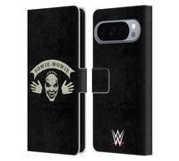 Head Case Designs Licenza Ufficiale WWE The Fiend Yowie Wowie Bray Wyatt Custodia Portafoglio in Pelle Compatibile con Google Pixel 10 Pro XL