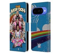 Head Case Designs Licenza Ufficiale WWE The New Day Superstars Custodia Portafoglio in Pelle Compatibile con Google Pixel 10