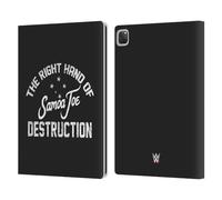 Head Case Designs Licenza Ufficiale WWE The Right Hand of Destruction Samoa Joe Custodia Portafoglio in Pelle Compatibile con Apple iPad PRO 13 M4 2024