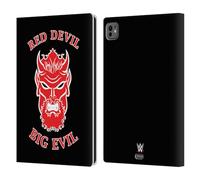 Head Case Designs Licenza Ufficiale WWE Undertaker Red Devil Big Evil Superstars 8 Custodia Portafoglio in Pelle Compatibile con Apple iPad PRO 11 M4 2024