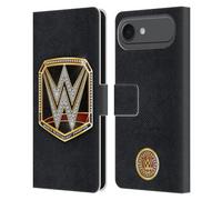 Head Case Designs Licenza Ufficiale WWE World Heavyweight Champion Fascia della Vittoria Custodia Portafoglio in Pelle Compatibile con Apple iPhone 17 Air