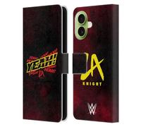 Head Case Designs Licenza Ufficiale WWE Yeah! LA Knight Custodia Portafoglio in Pelle Compatibile con Apple iPhone 17