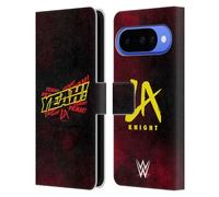 Head Case Designs Licenza Ufficiale WWE Yeah! LA Knight Custodia Portafoglio in Pelle Compatibile con Google Pixel 10